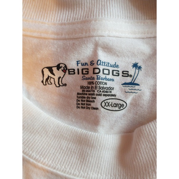 Big Dogs Fun & Attitude T Shirt 2XL Lifte's A Bee-Itch! - Picture 2 of 3